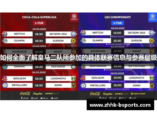 如何全面了解皇马二队所参加的具体联赛信息与参赛层级